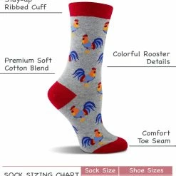 Best deal ๐ WHD Chicken ๐งฆ Socks With Hens And Roosters For ๐ฉ Women - Chicken Lovers Gift - 2-Pack Crazy ๐งฆ Socks - Crew ๐คฉ 7 WHD Chicken Socks With Hens And Roosters For Women - Chicken Lovers Gift - 2-Pack Crazy Socks - Crew