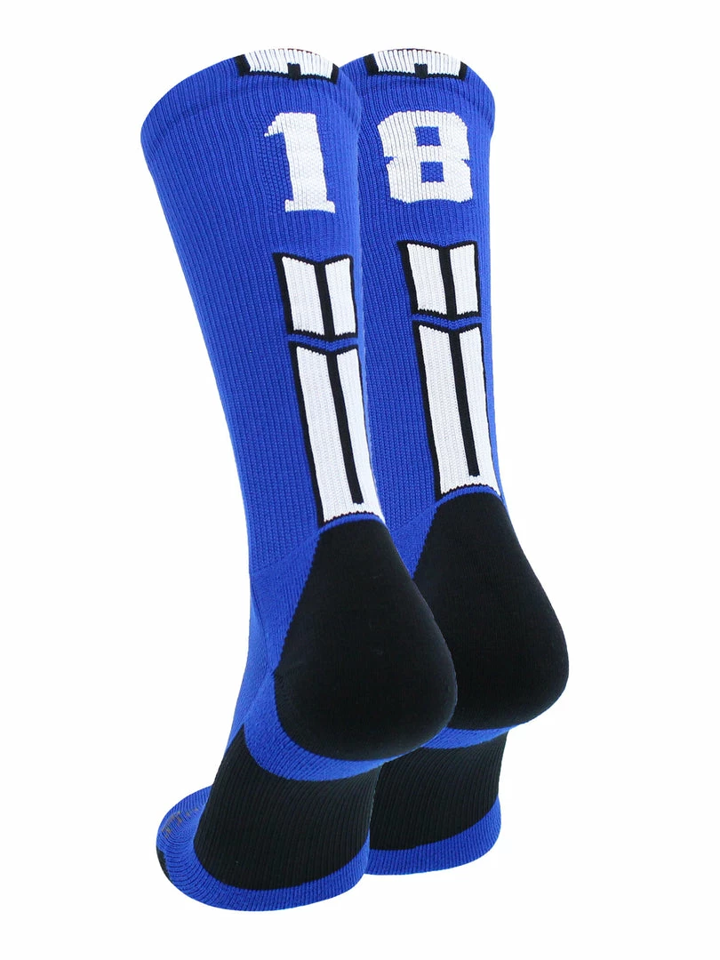 Flash Sale ๐ MadSportsStuff Volleyball ๐งฆ Socks Royal Player ID Custom Number Crew ๐งฆ Socks For ๐ Basketball Lacrosse Volleyball Boys And ๐ง Girls โจ 60 MadSportsStuff Volleyball Socks Royal Player ID Custom Number Crew Socks For Basketball Lacrosse Volleyball Boys And Girls