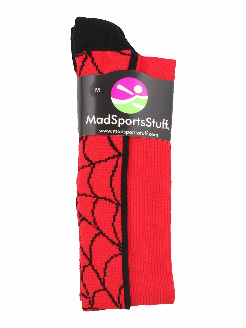 Discount ๐งจ MadSportsStuff Crazy Spider Web Over The Calf Athletic ๐งฆ Socks โพ Baseball ๐งฆ Socks ๐ 2 MadSportsStuff Crazy Spider Web Over The Calf Athletic Socks Baseball Socks