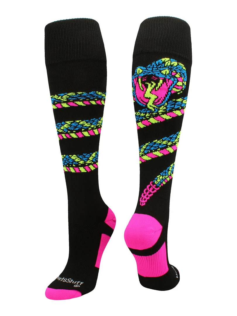 Best reviews of ๐ MadSportsStuff Crazy Snake Over The Calf Athletic ๐งฆ Socks โพ Baseball ๐งฆ Socks โ 5 MadSportsStuff Crazy Snake Over The Calf Athletic Socks Baseball Socks