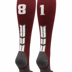 Best Sale ๐ MadSportsStuff Maroon Player ID Custom Number Over The Calf ๐งฆ Socks For ๐ฅ Softball โพ Baseball Football Boys And ๐ง Girls ๐ฅ Softball ๐งฆ Socks ๐ 152 MadSportsStuff Maroon Player ID Custom Number Over The Calf Socks For Softball Baseball Football Boys And Girls Softball Socks