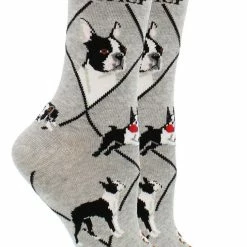 WHD Boston Terrier Socks For Women Gift For Dog Lovers