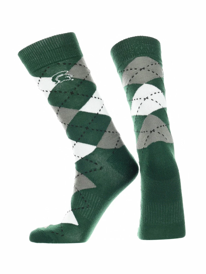 Cheap ๐ฅ TCK Michigan State Spartans Argyle ๐ Dress ๐งฆ Socks NCAA Fanwear Crew Length All Schools ๐ 2 TCK Michigan State Spartans Argyle Dress Socks NCAA Fanwear Crew Length All Schools