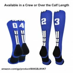 Wholesale ๐ MadSportsStuff โพ Baseball ๐งฆ Socks Royal Player ID Custom Number Over The Calf ๐งฆ Socks For ๐ฅ Softball โพ Baseball Football Boys And ๐ง Girls ๐ 111 MadSportsStuff Baseball Socks Royal Player ID Custom Number Over The Calf Socks For Softball Baseball Football Boys And Girls