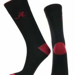 TCK Alabama Crimson Tide Dress Socks Dean's List Crew Length Socks