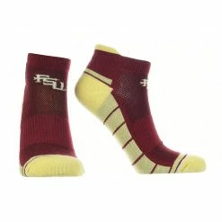 TCK Florida State Seminoles Low Cut Ankle Socks With Tab