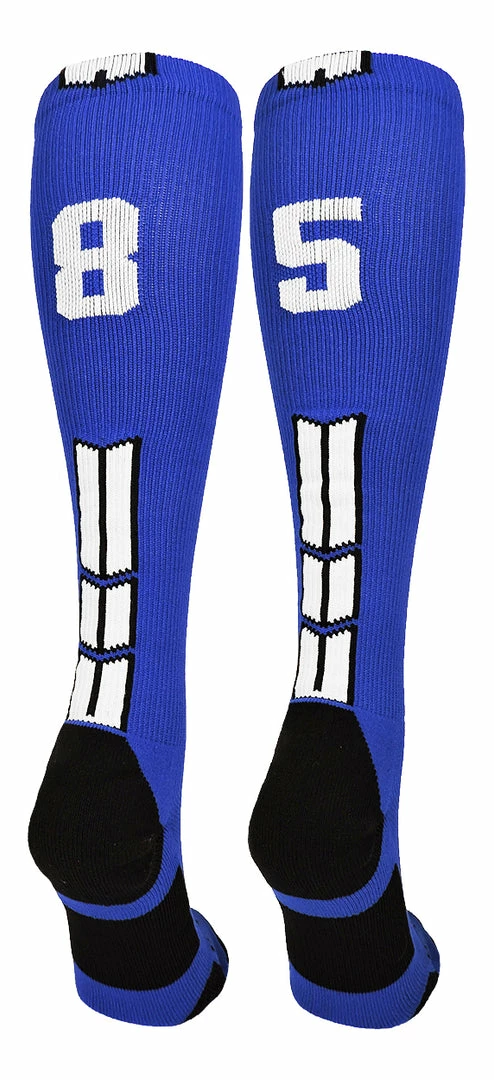 Best Sale ๐ MadSportsStuff โพ Baseball ๐งฆ Socks Royal Player ID Custom Number Over The Calf ๐งฆ Socks For ๐ฅ Softball โพ Baseball Football Boys And ๐ง Girls ๐ 45 MadSportsStuff Baseball Socks Royal Player ID Custom Number Over The Calf Socks For Softball Baseball Football Boys And Girls