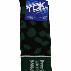 TCK Hawaii Rainbow Warriors Socks Womens Savage Crew Socks All Schools