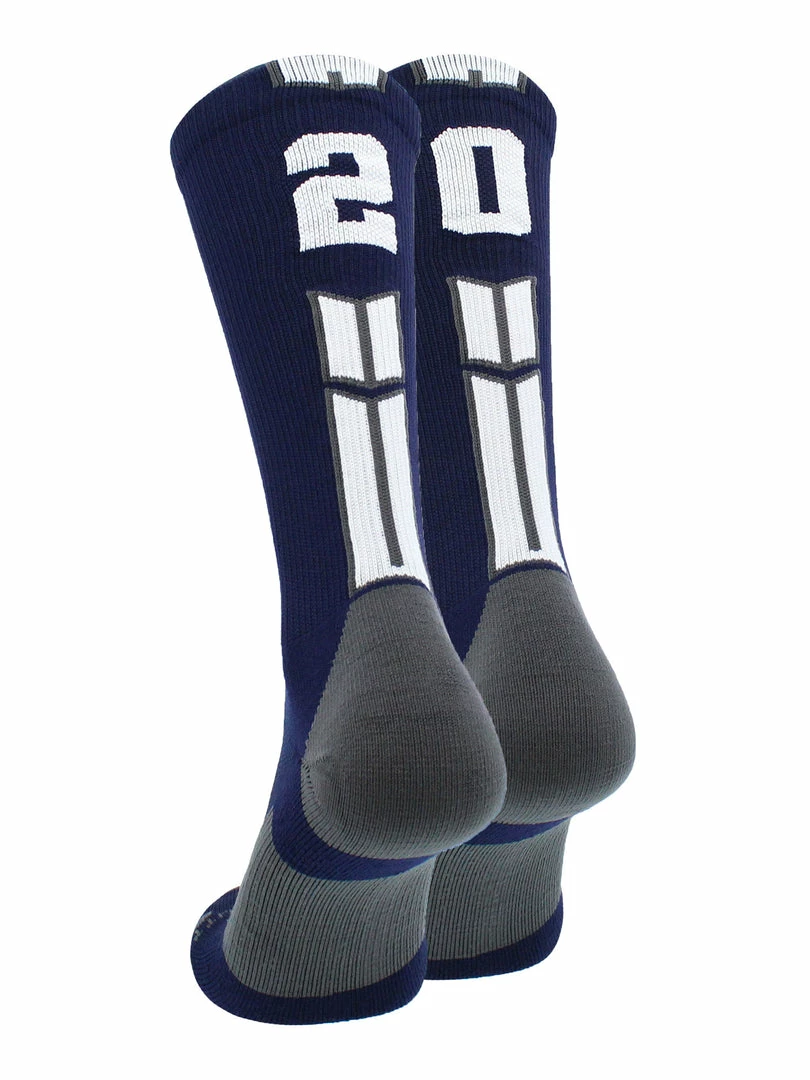 Deals ๐ MadSportsStuff Volleyball ๐งฆ Socks Navy Player ID Custom Number Crew ๐งฆ Socks For ๐ Basketball Lacrosse Volleyball Boys And ๐ง Girls ๐ 58 MadSportsStuff Volleyball Socks Navy Player ID Custom Number Crew Socks For Basketball Lacrosse Volleyball Boys And Girls