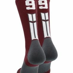Cheap ๐ MadSportsStuff Maroon Player ID Custom Number Crew ๐งฆ Socks For ๐ Basketball Lacrosse Volleyball Boys And ๐ง Girls Volleyball ๐งฆ Socks ๐ฅ 209 MadSportsStuff Maroon Player ID Custom Number Crew Socks For Basketball Lacrosse Volleyball Boys And Girls Volleyball Socks