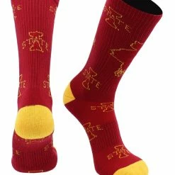 TCK Iowa State Cyclones Socks Iowa State University Cyclones Mayhem Crew Socks