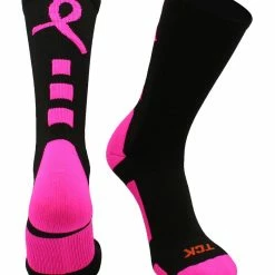 Buy ๐งจ TCK Volleyball ๐งฆ Socks Baseline Breast Cancer Awareness Athletic Crew ๐งฆ Socks (Kids And Adult Sizes) ๐ 13 TCK Volleyball Socks Baseline Breast Cancer Awareness Athletic Crew Socks (Kids And Adult Sizes)