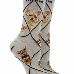Cheapest โ WHD Crazy ๐งฆ Socks - Crew Yorkie Puppy ๐งฆ Socks For ๐ฉ Women Gift For ๐ฆฎ Dog Lovers ๐ 8 WHD Crazy Socks - Crew Yorkie Puppy Socks For Women Gift For Dog Lovers