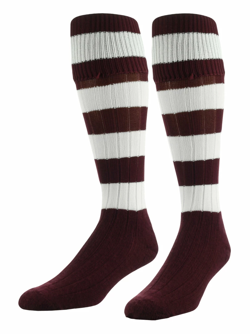 Best deal ๐งจ TCK Hoop Rugby ๐งฆ Socks With Stripes For Men Soccer ๐งฆ Socks ๐ 7 TCK Hoop Rugby Socks With Stripes For Men Soccer Socks