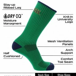 Hot Sale ๐ TCK All Schools Notre Dame ๐งฆ Socks University Of Notre Dame Fighting Irish ๐งฆ Socks Campus Legend Crew ๐ฅ 8 TCK All Schools Notre Dame Socks University Of Notre Dame Fighting Irish Socks Campus Legend Crew