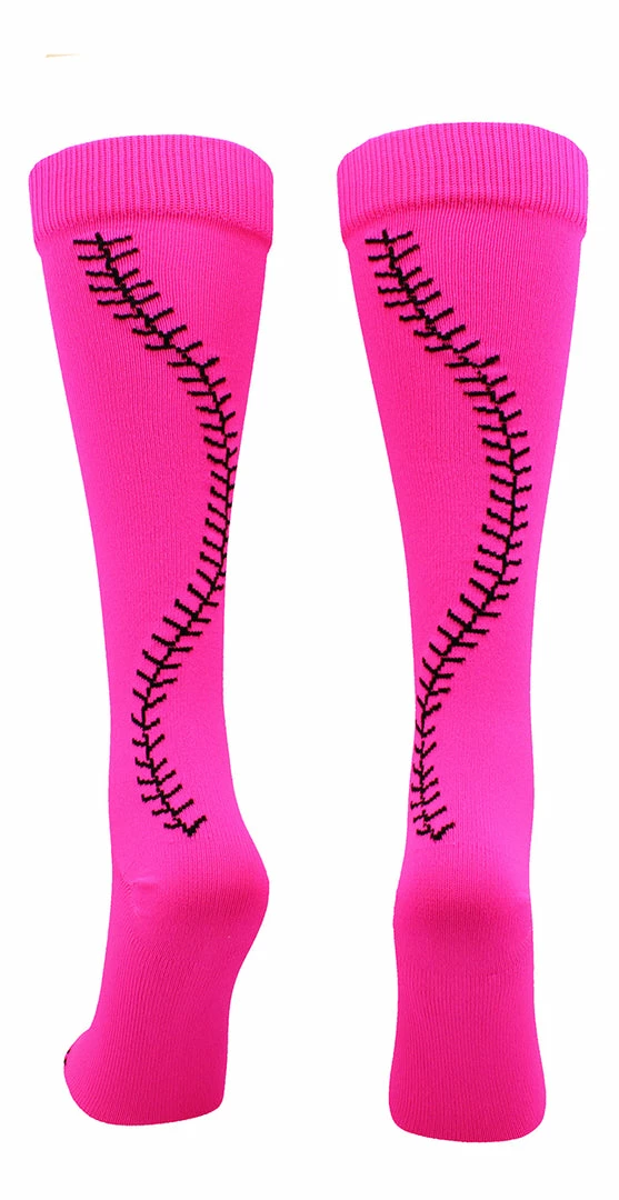 Buy ๐ MadSportsStuff ๐ฅ Softball ๐งฆ Socks With Stitches - For ๐ง Girls Or ๐ฉ Women - Knee High Length ๐ฅฐ 10 MadSportsStuff Softball Socks With Stitches - For Girls Or Women - Knee High Length