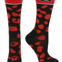TCK Georgia Bulldogs Socks Womens Savage Crew Socks