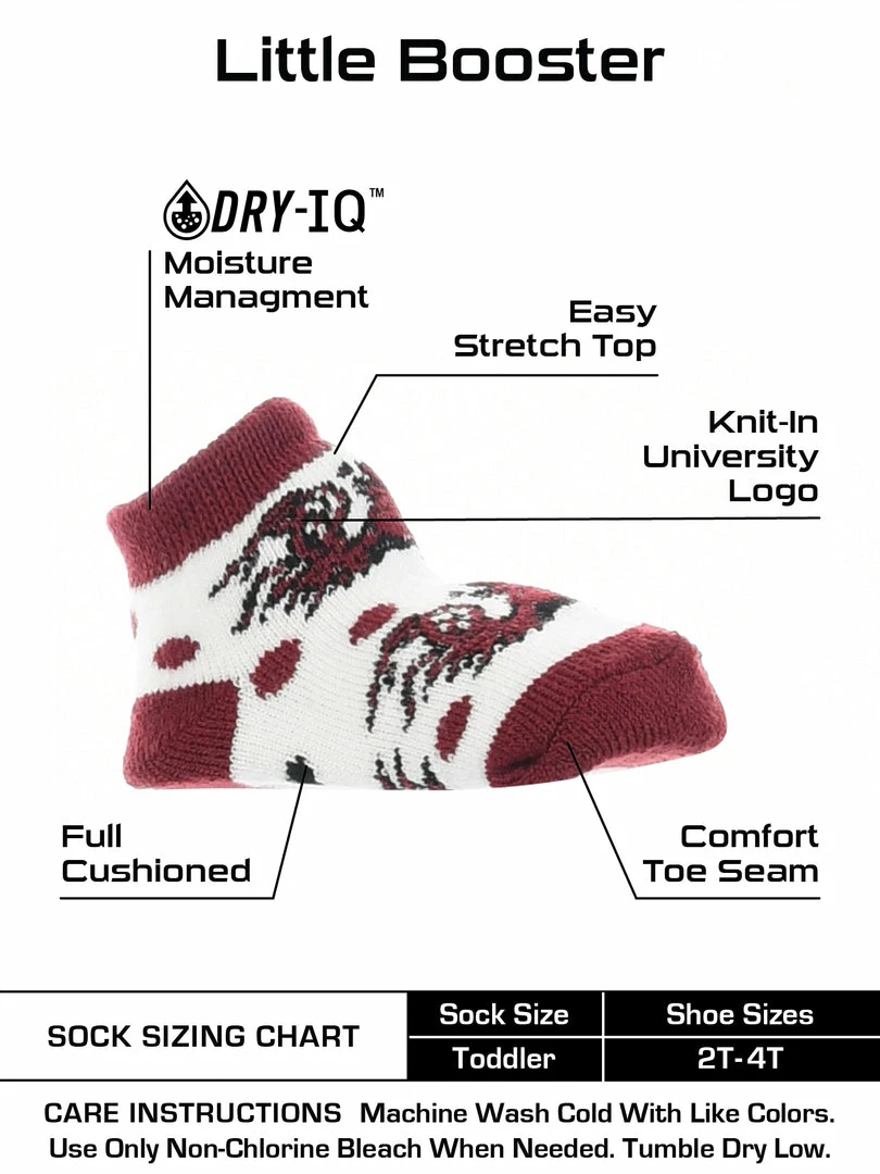 New โจ TCK South Carolina Fighting Gamecocks Toddler ๐งฆ Socks Low Cut Little Fan All Schools ๐ 3 TCK South Carolina Fighting Gamecocks Toddler Socks Low Cut Little Fan All Schools