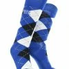 TCK Kentucky Wildcats Argyle Dress Socks NCAA Fanwear Crew Length