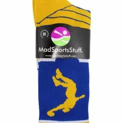 MadSportsStuff Victory Basketball Socks With Player In Crew Length