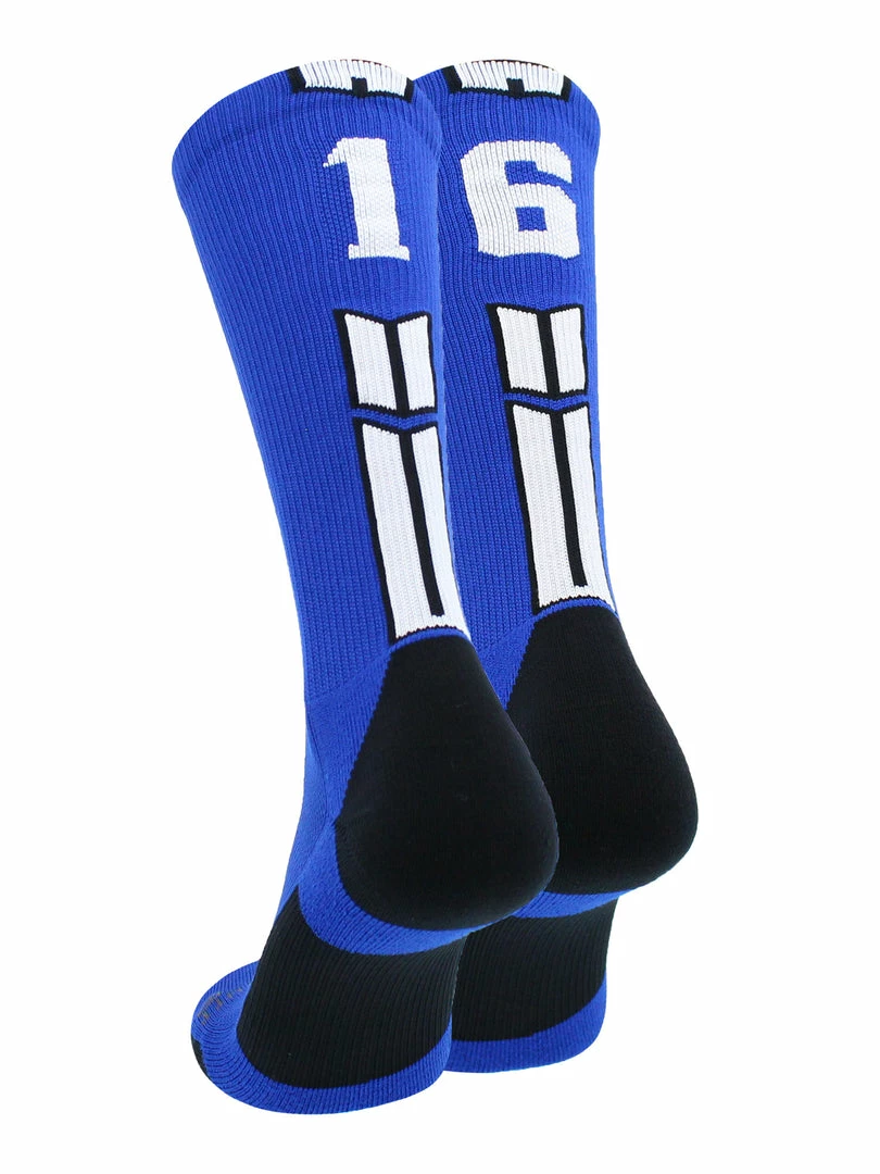 Budget ๐คฉ MadSportsStuff Volleyball ๐งฆ Socks Royal Player ID Custom Number Crew ๐งฆ Socks For ๐ Basketball Lacrosse Volleyball Boys And ๐ง Girls ๐ 62 MadSportsStuff Volleyball Socks Royal Player ID Custom Number Crew Socks For Basketball Lacrosse Volleyball Boys And Girls