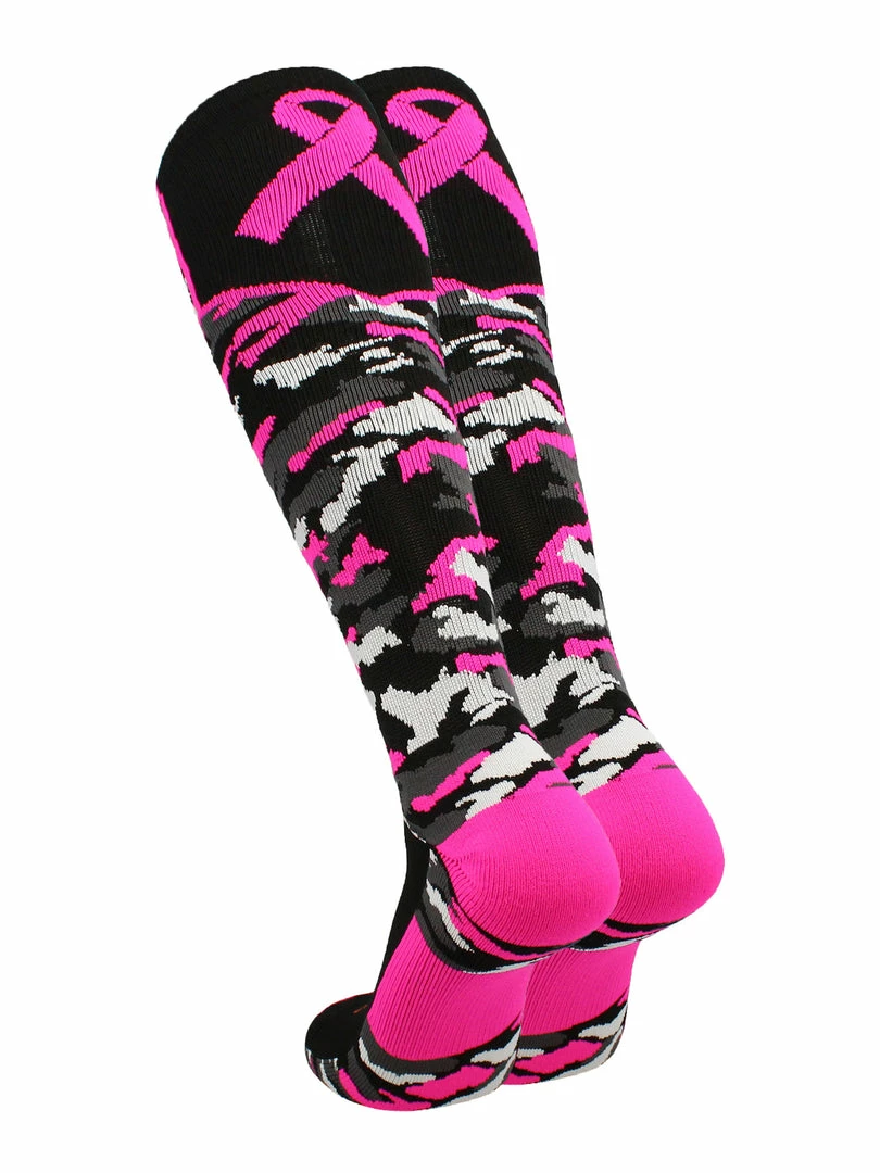 Coupon ๐ TCK โพ Baseball ๐งฆ Socks Woodland Camo Breast Cancer Awareness Over The Calf ๐งฆ Socks ๐ 2 TCK Baseball Socks Woodland Camo Breast Cancer Awareness Over The Calf Socks