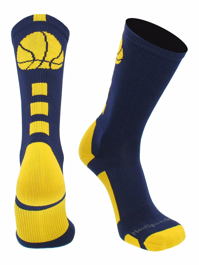 Best deal ๐ MadSportsStuff ๐ Basketball ๐งฆ Socks For Boys, ๐ง Girls, Men, ๐ฉ Women- Athletic Crew ๐งฆ Socks - Youth And Adult Sizes -Made In The USA ๐งจ 11 MadSportsStuff Basketball Socks For Boys, Girls, Men, Women- Athletic Crew Socks - Youth And Adult Sizes -Made In The USA