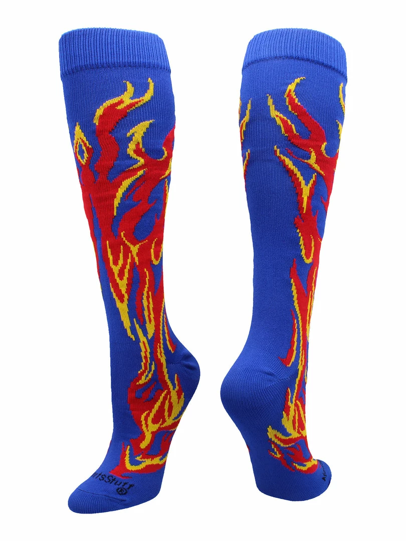 Brand new ๐ MadSportsStuff ๐ฅ Softball ๐งฆ Socks With Flames - For ๐ง Girls Or Boys ๐ฉ Women Or Men โพ Baseball ๐งฆ Socks โค๏ธ 16 MadSportsStuff Softball Socks With Flames - For Girls Or Boys Women Or Men Baseball Socks