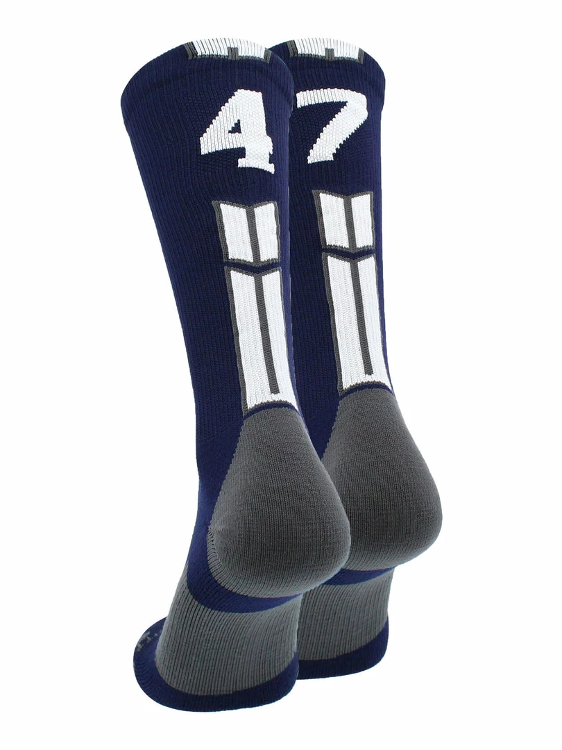 Deals ๐ MadSportsStuff Volleyball ๐งฆ Socks Navy Player ID Custom Number Crew ๐งฆ Socks For ๐ Basketball Lacrosse Volleyball Boys And ๐ง Girls ๐ 82 MadSportsStuff Volleyball Socks Navy Player ID Custom Number Crew Socks For Basketball Lacrosse Volleyball Boys And Girls