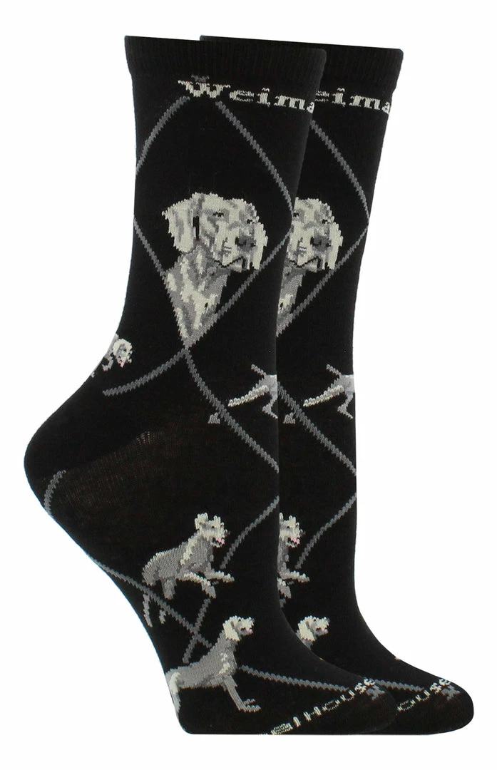 Budget ๐ WHD Weimaraner ๐งฆ Socks For ๐ฉ Women Gift For ๐ฆฎ Dog Lovers Crazy ๐งฆ Socks - Crew โ๏ธ 1 WHD Weimaraner Socks For Women Gift For Dog Lovers Crazy Socks - Crew