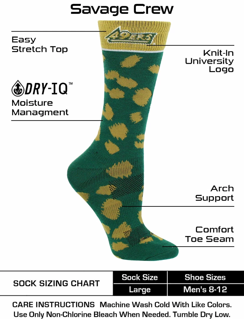 Budget ๐ TCK UNC Charlotte 49ers ๐งฆ Socks ๐ฉ Womens Savage Crew ๐งฆ Socks ๐ 3 TCK UNC Charlotte 49ers Socks Womens Savage Crew Socks