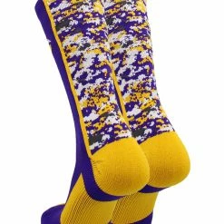 TCK LSU Tigers Digital Camo Crew Socks All Schools