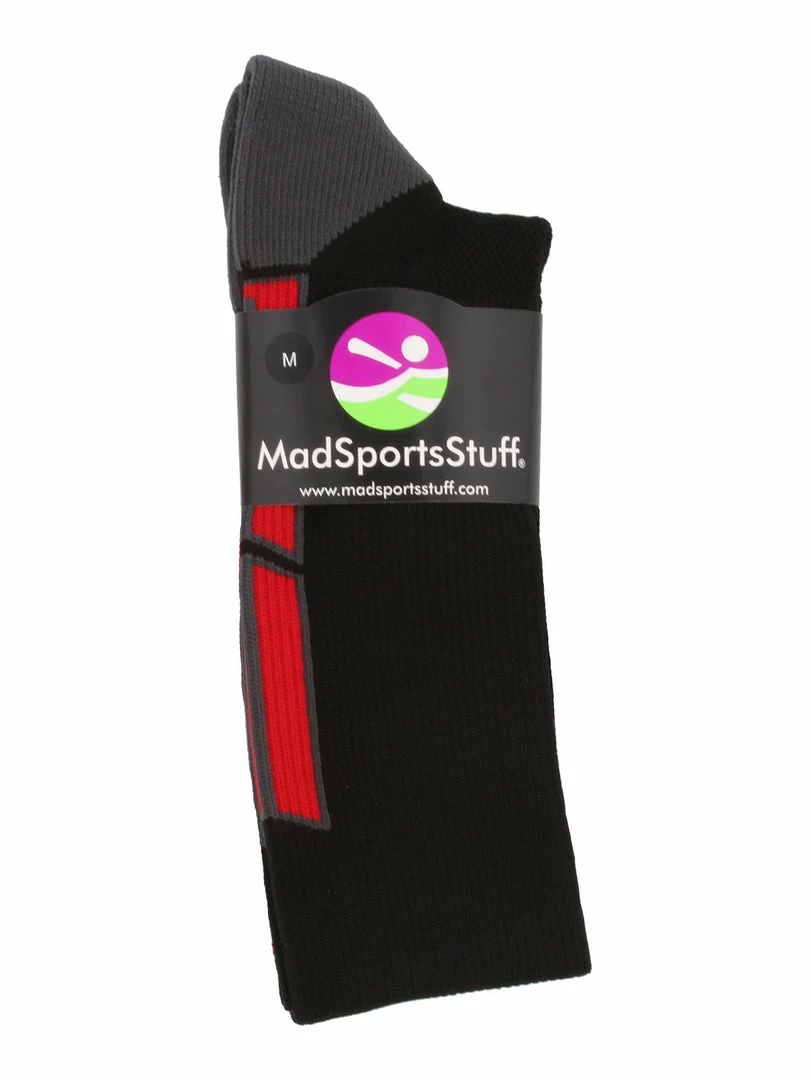 Wholesale 🌟 MadSportsStuff Bulldog Logo Over The Calf 🧦 Socks 💯 2 MadSportsStuff Bulldog Logo Over The Calf Socks