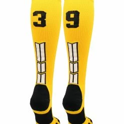 Cheap ๐ MadSportsStuff ๐ฅ Softball ๐งฆ Socks Gold Player ID Custom Number Over The Calf ๐งฆ Socks For ๐ฅ Softball โพ Baseball Football Boys And ๐ง Girls ๐ 194 MadSportsStuff Softball Socks Gold Player ID Custom Number Over The Calf Socks For Softball Baseball Football Boys And Girls
