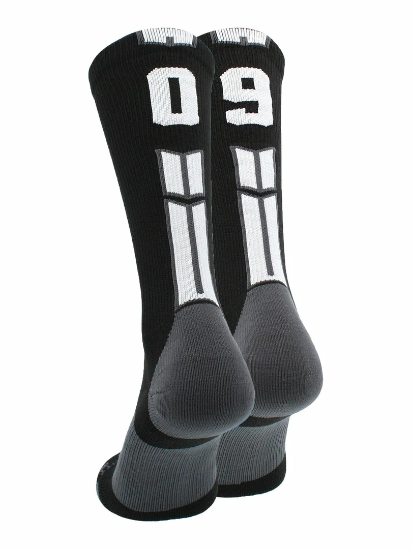 Outlet ๐งจ MadSportsStuff Black Player ID Custom Number Crew ๐งฆ Socks For ๐ Basketball Lacrosse Volleyball Boys And ๐ง Girls Volleyball ๐งฆ Socks ๐ฏ 69 MadSportsStuff Black Player ID Custom Number Crew Socks For Basketball Lacrosse Volleyball Boys And Girls Volleyball Socks