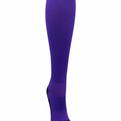 MadSportsStuff Purple Player ID Custom Number Over The Calf Socks For Softball Baseball Football Boys And Girls Softball Socks