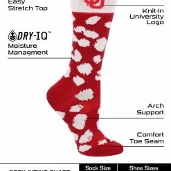 Best reviews of ๐ TCK OU Oklahoma Sooners ๐งฆ Socks ๐ฉ Womens Savage Crew ๐งฆ Socks All Schools ๐คฉ 7 TCK OU Oklahoma Sooners Socks Womens Savage Crew Socks All Schools