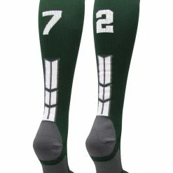 Best Pirce ๐ MadSportsStuff Dark Green Player ID Custom Number Over The Calf ๐งฆ Socks For ๐ฅ Softball โพ Baseball Football Boys And ๐ง Girls ๐ฅ Softball ๐งฆ Socks ๐คฉ 113 MadSportsStuff Dark Green Player ID Custom Number Over The Calf Socks For Softball Baseball Football Boys And Girls Softball Socks