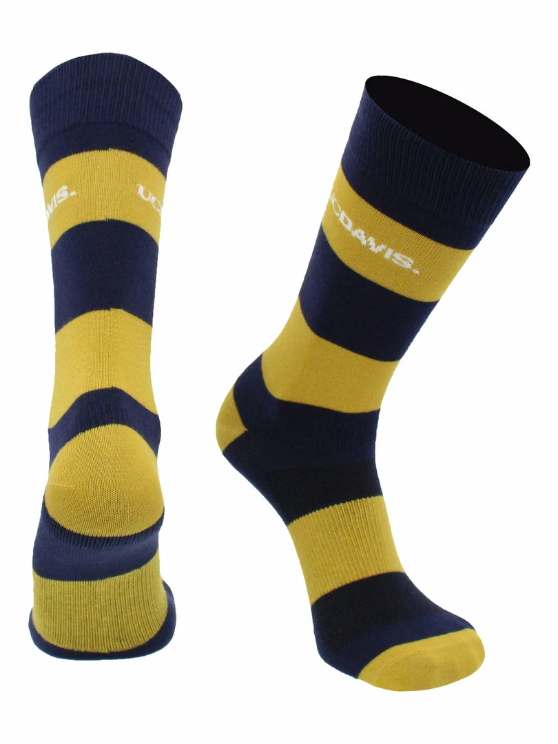 Promo ๐คฉ TCK UC Davis Aggies ๐งฆ Socks Game Day Striped Crew ๐งฆ Socks All Schools ๐ 2 TCK UC Davis Aggies Socks Game Day Striped Crew Socks All Schools