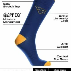 Budget ๐ฏ TCK All Schools West Virginia Mountaineers ๐ Dress ๐งฆ Socks Dean's List Crew Length ๐งฆ Socks ๐ฏ 6 TCK All Schools West Virginia Mountaineers Dress Socks Dean's List Crew Length Socks