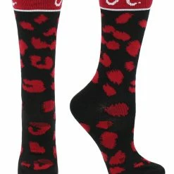 TCK Alabama Crimson Tide Socks Womens Savage Crew Socks