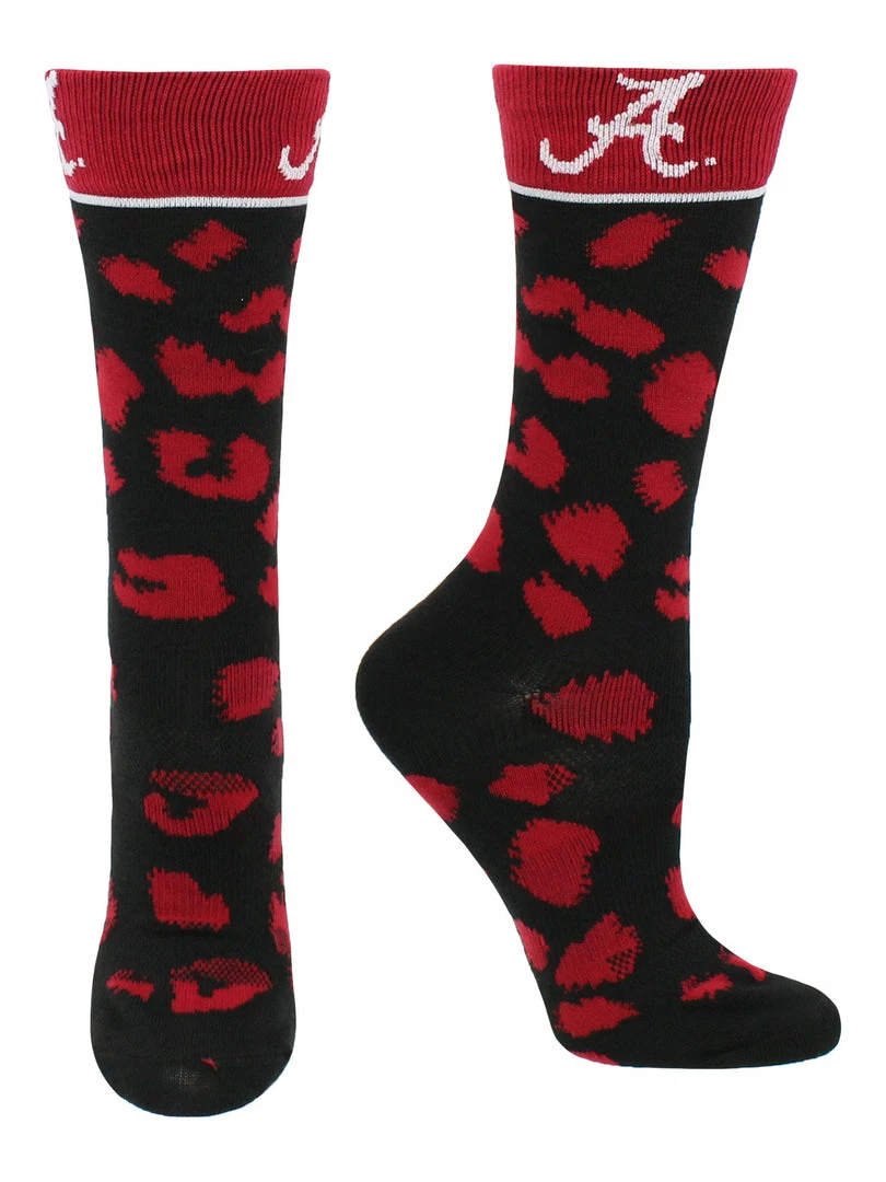 New ๐ TCK Alabama Crimson Tide ๐งฆ Socks ๐ฉ Womens Savage Crew ๐งฆ Socks ๐งจ 2 TCK Alabama Crimson Tide Socks Womens Savage Crew Socks