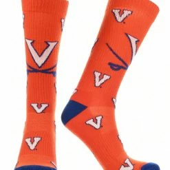 TCK Virginia Cavaliers Socks Crew Length Sock Mayhem All Schools