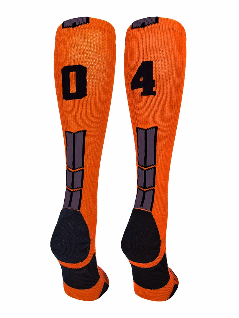 Deals โญ MadSportsStuff ๐ฅ Softball ๐งฆ Socks Orange And Black Player ID Custom Number Over The Calf ๐งฆ Socks For ๐ฅ Softball โพ Baseball Football Boys And ๐ง Girls ๐ 75 MadSportsStuff Softball Socks Orange And Black Player ID Custom Number Over The Calf Socks For Softball Baseball Football Boys And Girls