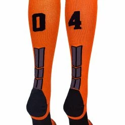 Best Sale ๐ MadSportsStuff ๐ฅ Softball ๐งฆ Socks Orange And Black Player ID Custom Number Over The Calf ๐งฆ Socks For ๐ฅ Softball โพ Baseball Football Boys And ๐ง Girls โญ 180 MadSportsStuff Softball Socks Orange And Black Player ID Custom Number Over The Calf Socks For Softball Baseball Football Boys And Girls