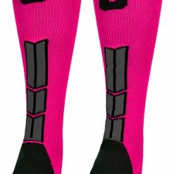 Discount ๐ฅ MadSportsStuff Neon Pink And Black Player ID Custom Number Over The Calf ๐งฆ Socks For ๐ฅ Softball โพ Baseball Football Boys And ๐ง Girls โพ Baseball ๐งฆ Socks ๐ 122 MadSportsStuff Neon Pink And Black Player ID Custom Number Over The Calf Socks For Softball Baseball Football Boys And Girls Baseball Socks