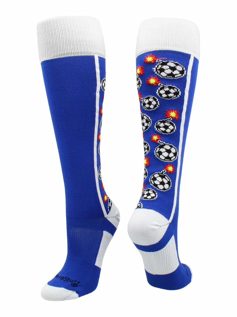 Budget ๐ MadSportsStuff Bomber Soccer ๐งฆ Socks Over The Calf Length (multiple Colors) ๐ 6 MadSportsStuff Bomber Soccer Socks Over The Calf Length (multiple Colors)