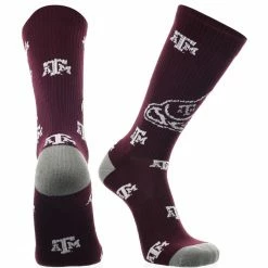 Best Pirce ๐ TCK All Schools Texas A&M Aggies ๐งฆ Socks Crew Length Sock Mayhem ๐ 7 TCK All Schools Texas A&M Aggies Socks Crew Length Sock Mayhem