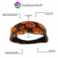 Flash Sale ๐ MadSportsStuff Headbands Crazy ๐ง Girls ๐ Basketball Headband With ๐ Basketball Logos โค๏ธ 10 MadSportsStuff Headbands Crazy Girls Basketball Headband With Basketball Logos