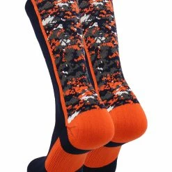 TCK Illinois Fighting Illini Socks Digital Camo Crew